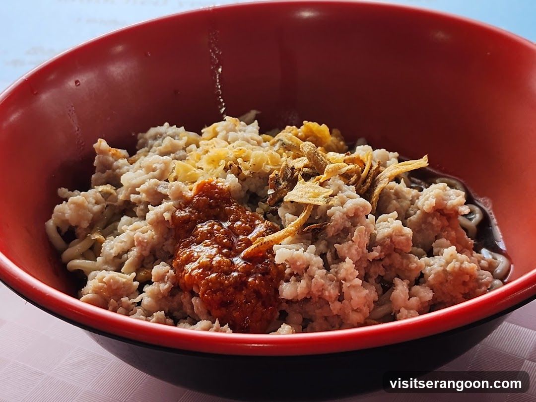 Minced Pork Noodles
