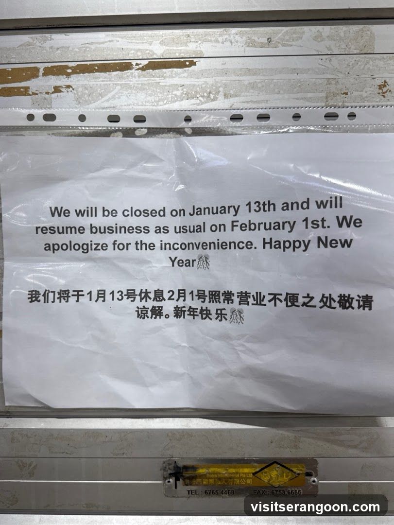 Holiday Closure Notice