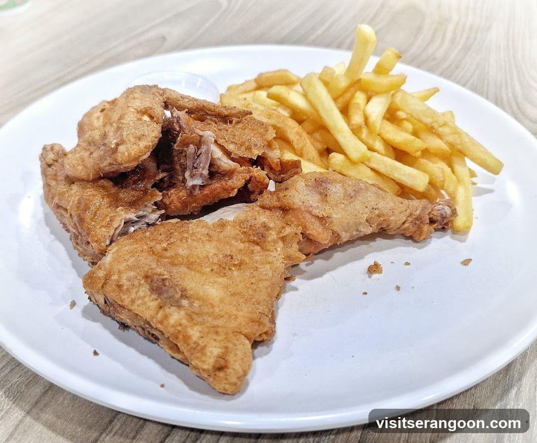 Fried Chicken and Fries
