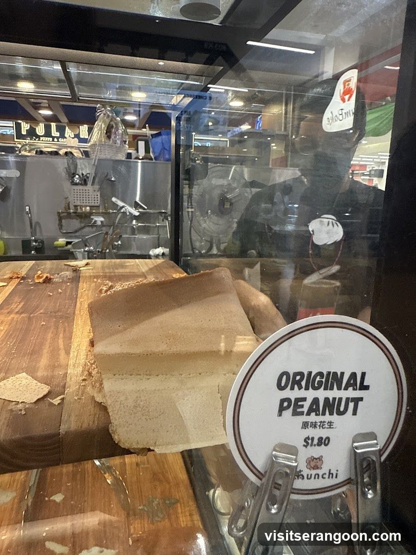 Peanut Cake Slice