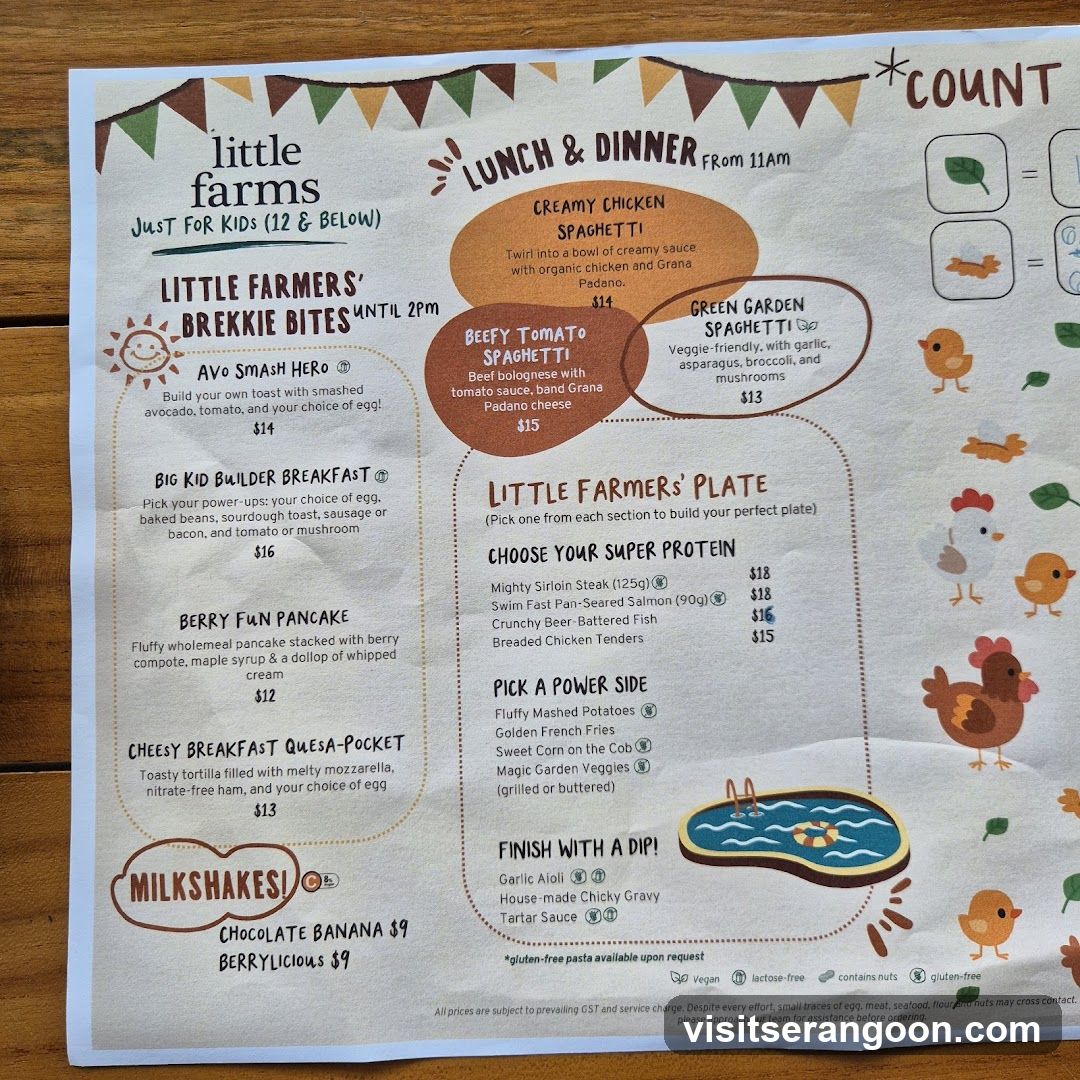 Little Farms Lunch & Dinner Menu