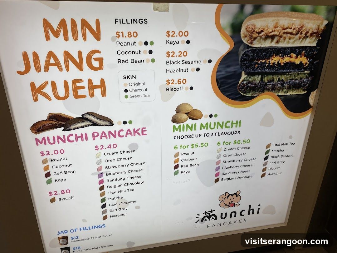 Min Jiang Kueh Menu