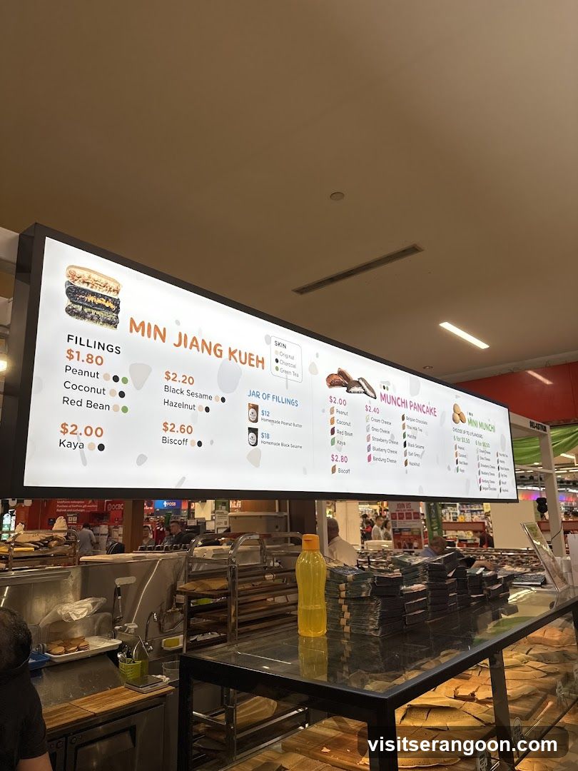Min Jiang Kueh Menu