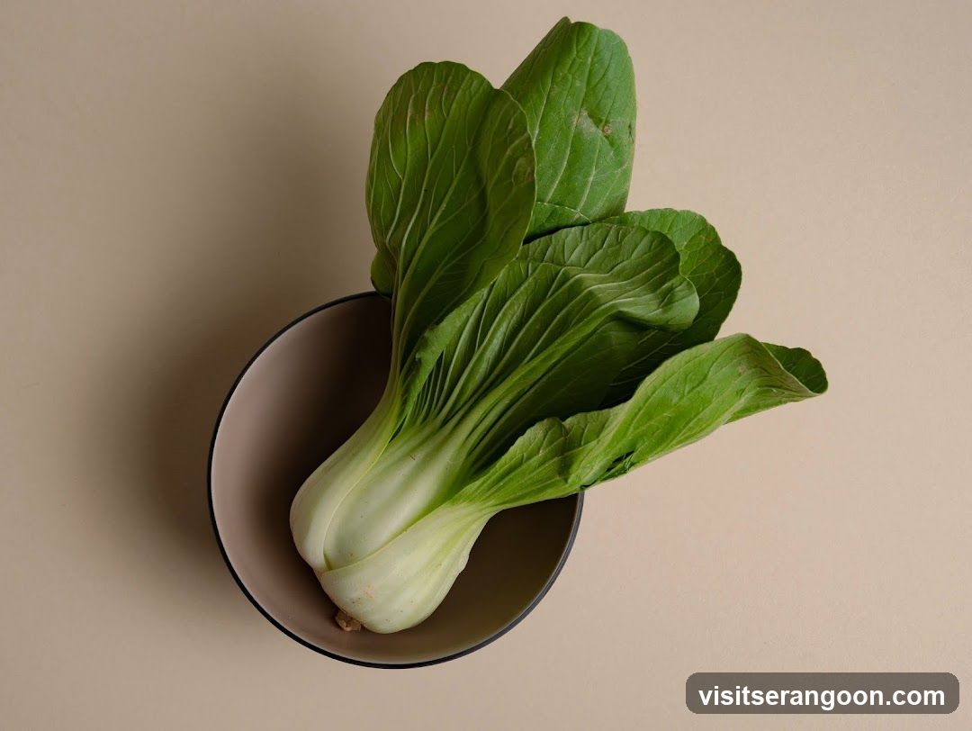 Bok Choy in a Bowl