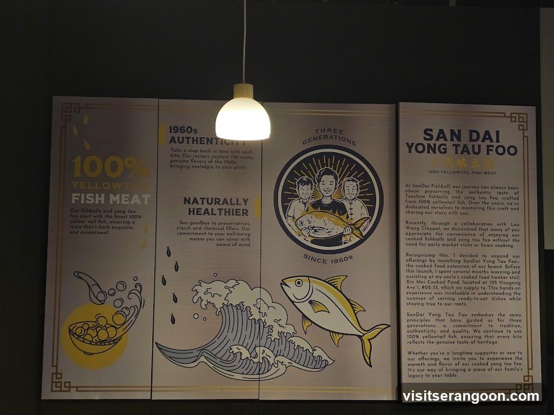 San Dai Yong Tau Foo Information Panels