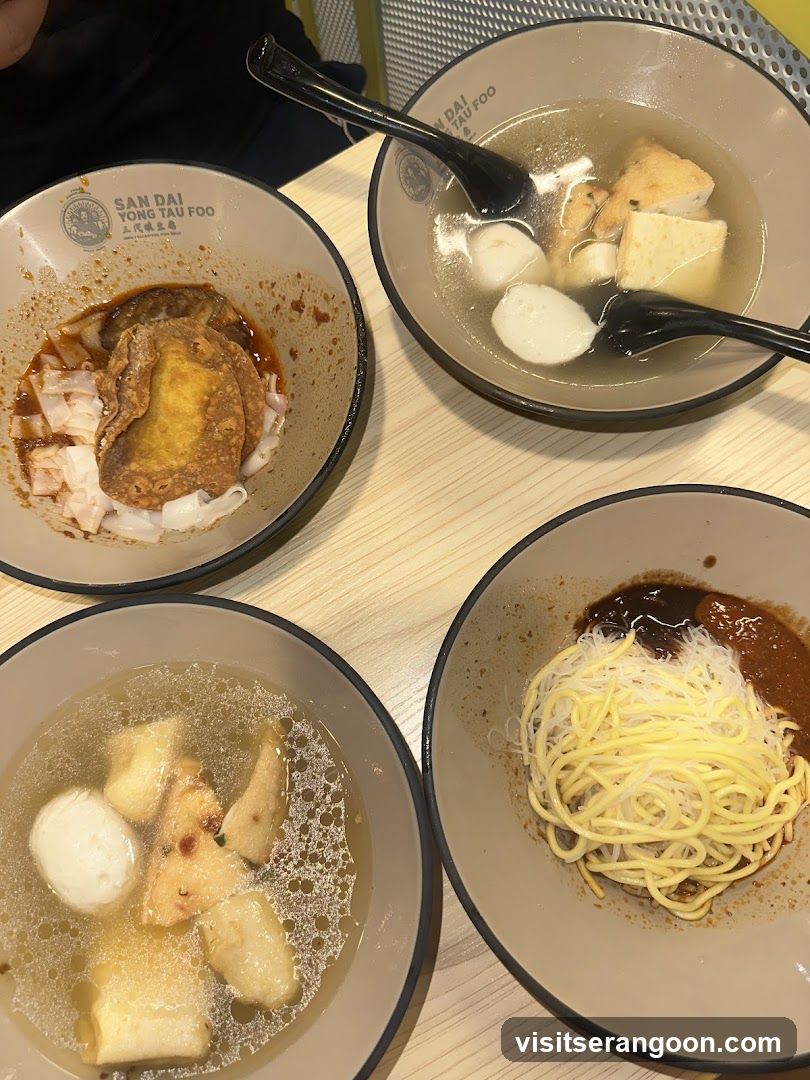 Bowls of Yong Tau Foo