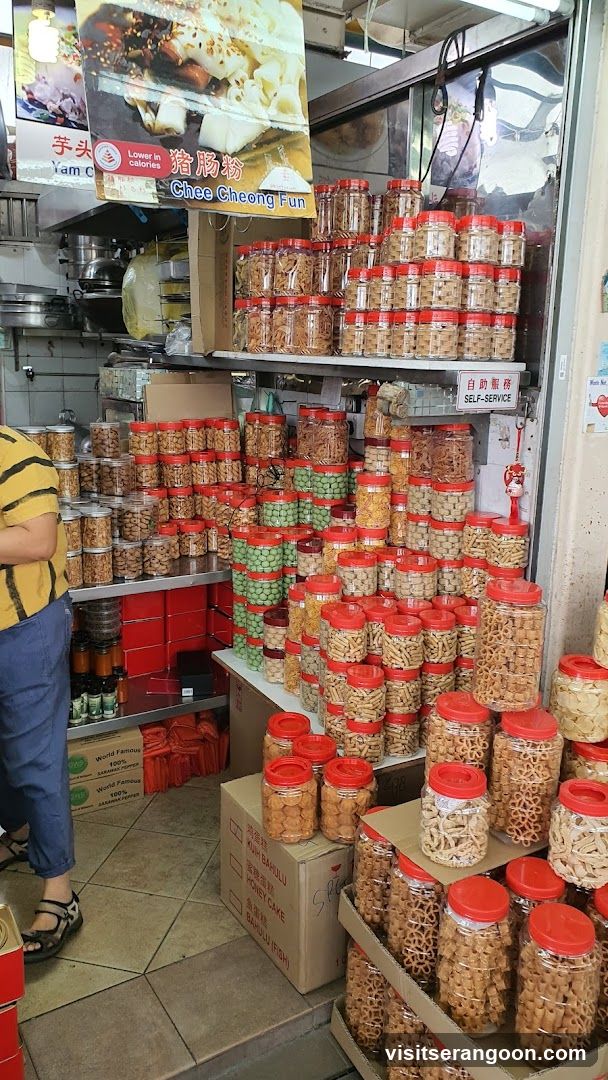 Snack Stall with Assorted Cookies and Snacks