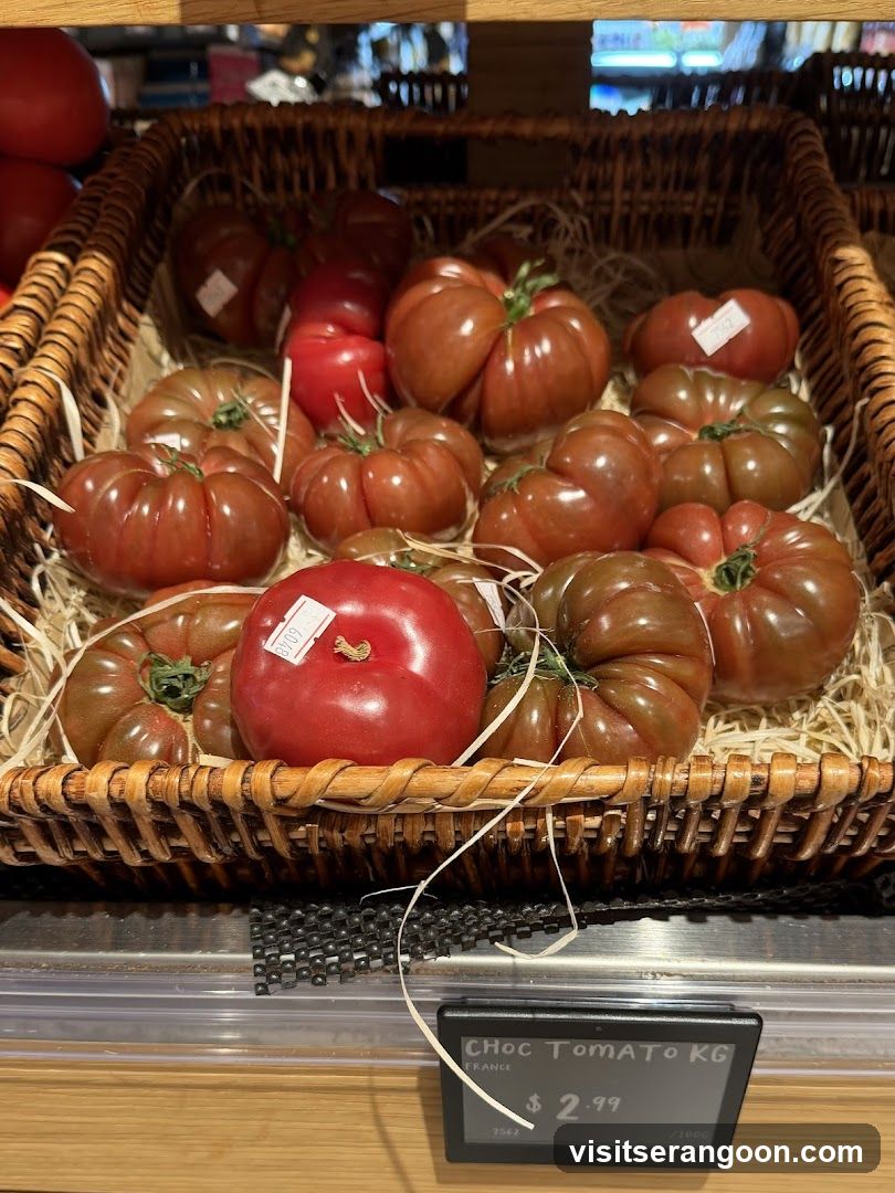 Tomatoes in a basket