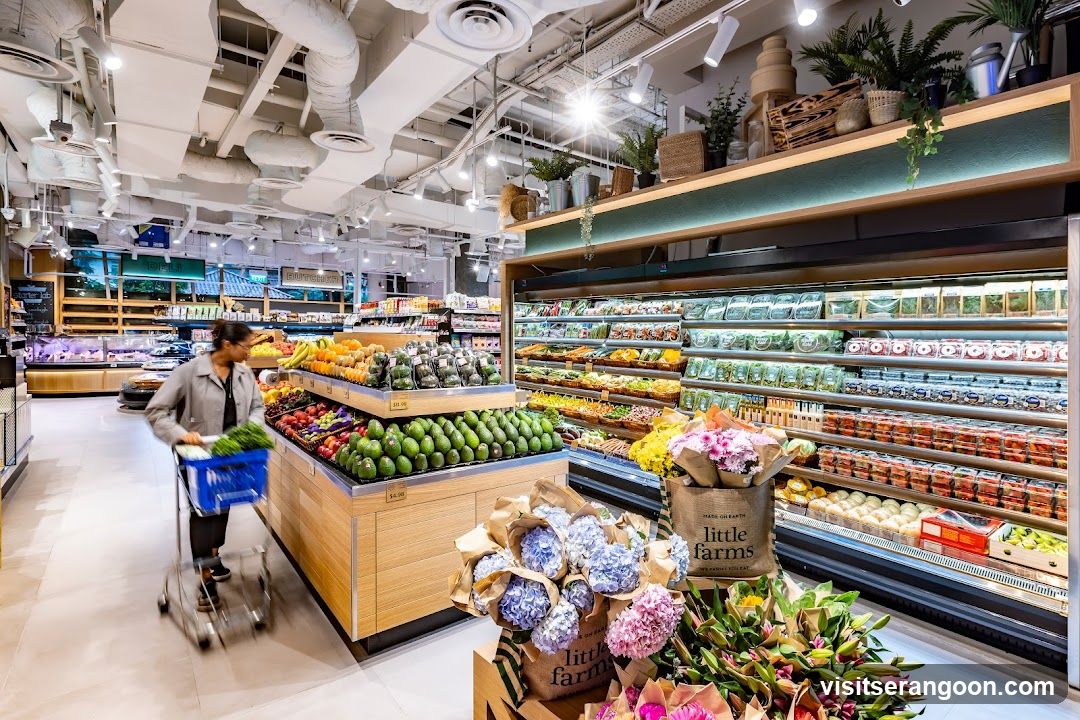 Grocery Store Produce Aisle