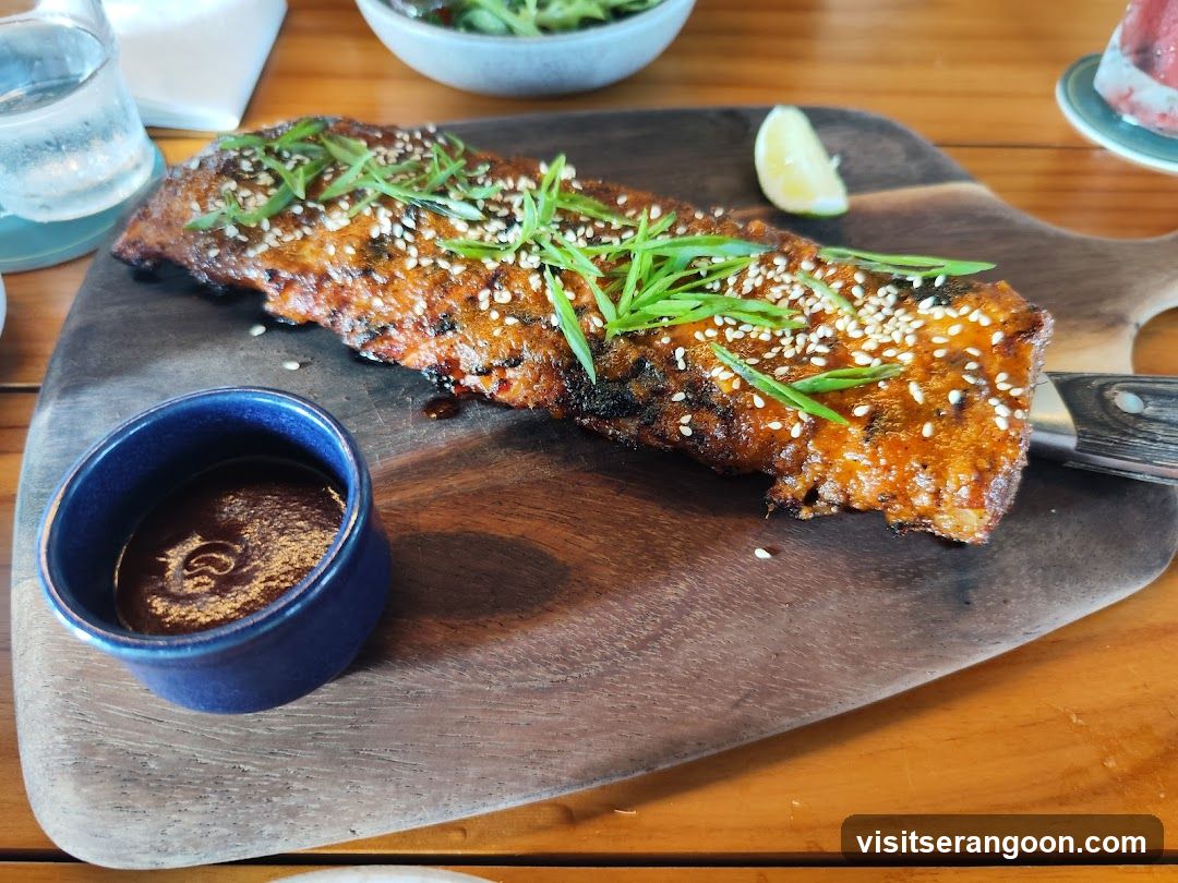 Glazed Ribs with Sesame Seeds