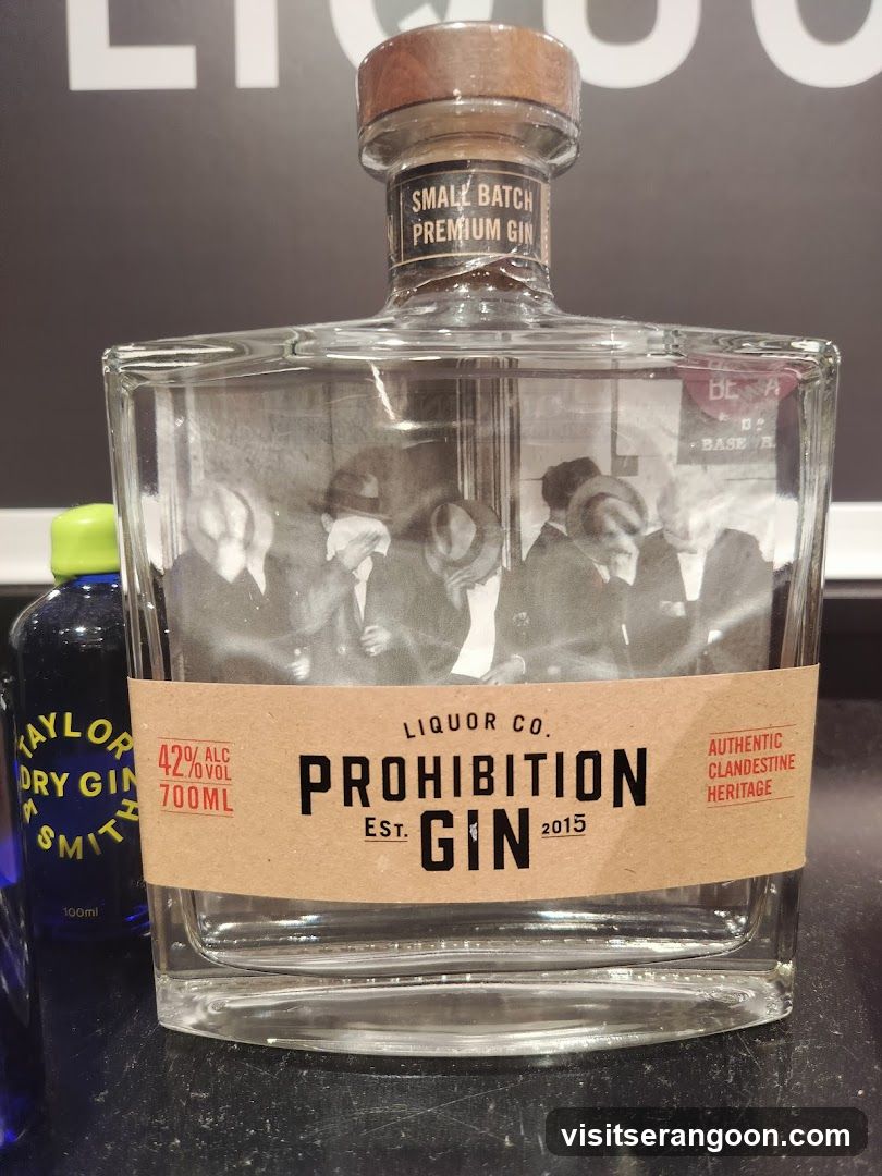 Prohibition Gin Bottle