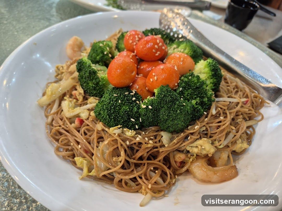 Noodles with Broccoli and Shrimp