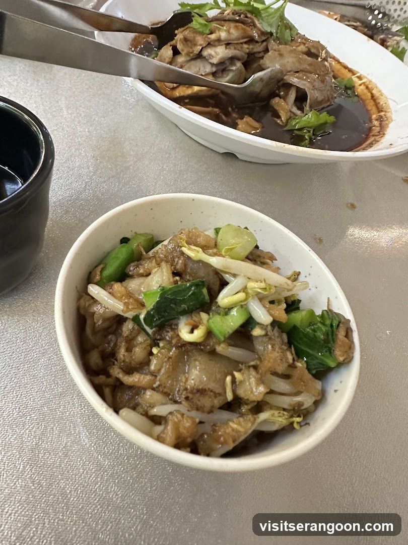 Noodles and Duck Dish