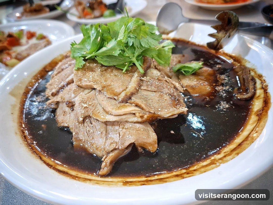 Braised Sliced Meat with Dark Sauce