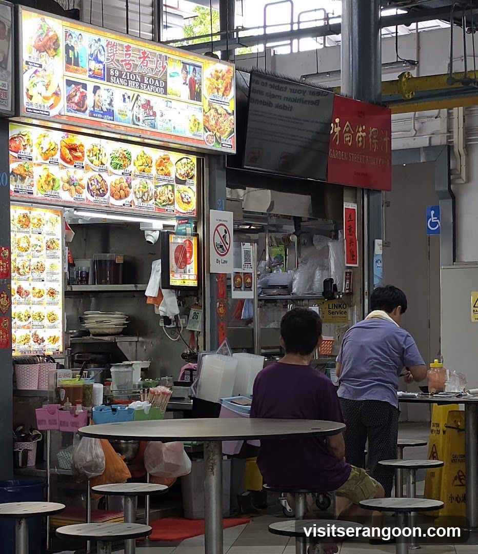 Seafood Stall with Menu Displays