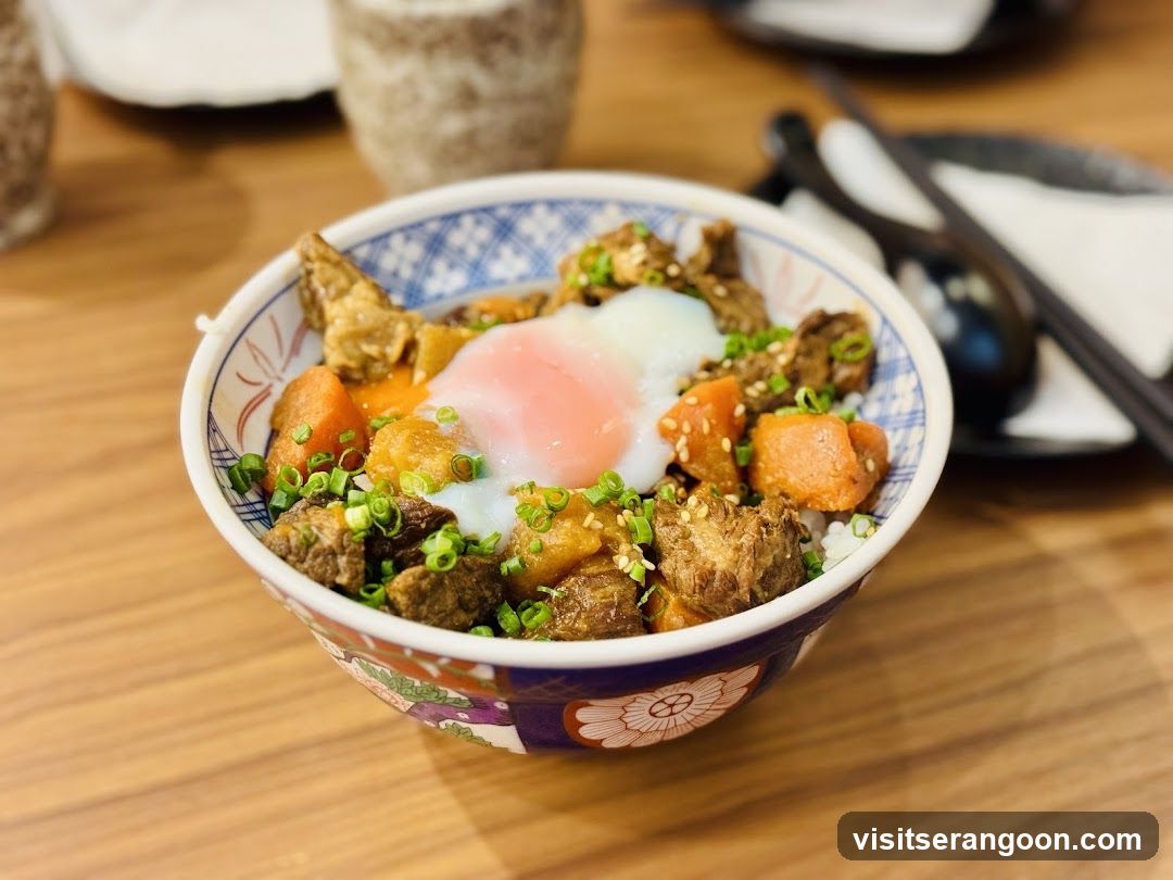 Beef and Egg Rice Bowl