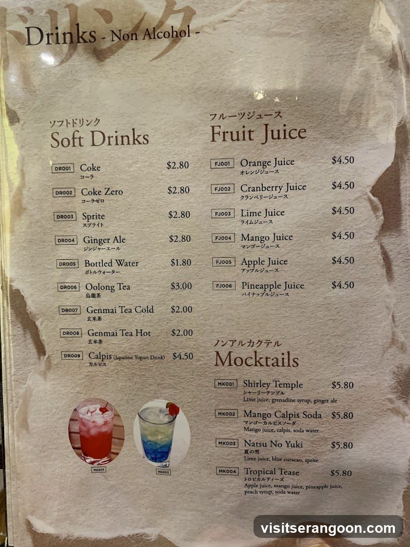 Drinks - Non Alcohol