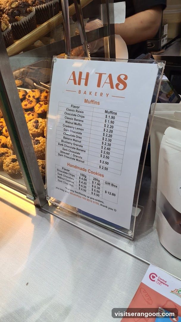 AH TAS BAKERY Menu
