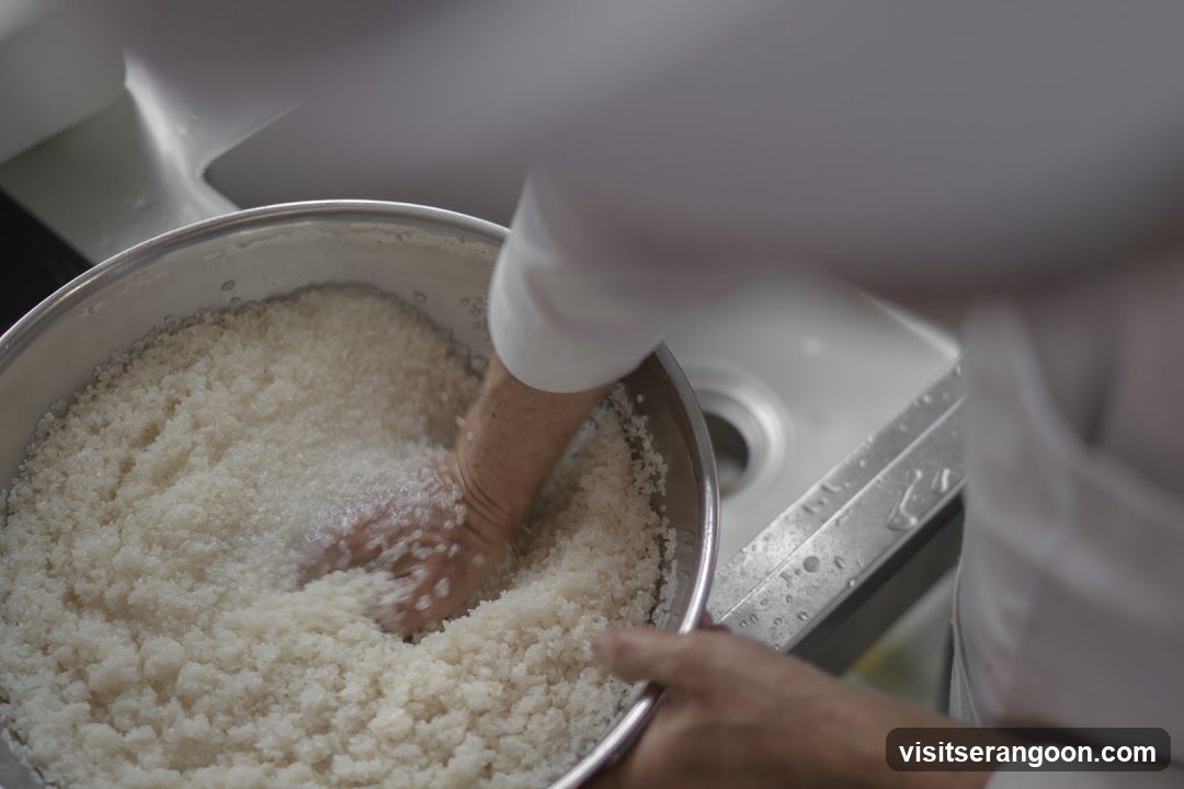 Washing Rice