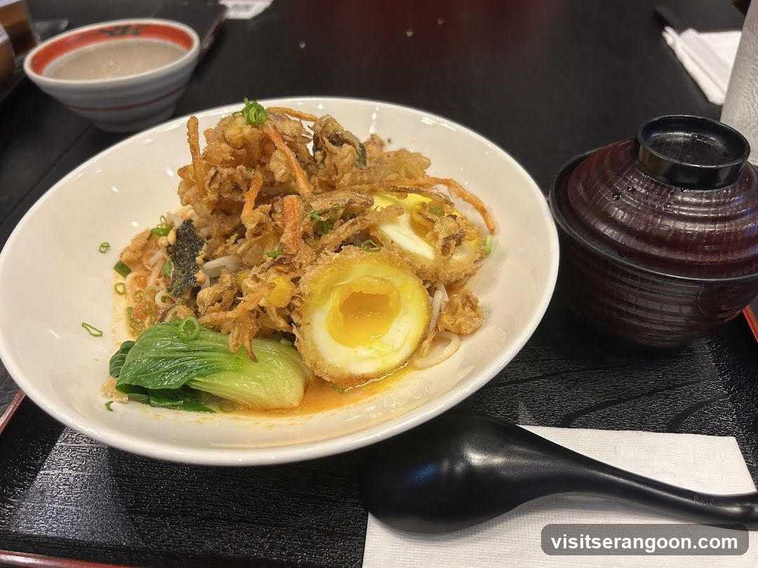 Ramen with Fried Toppings and Egg
