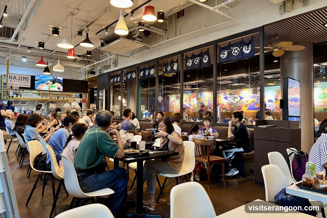 Busy Japanese Restaurant Interior