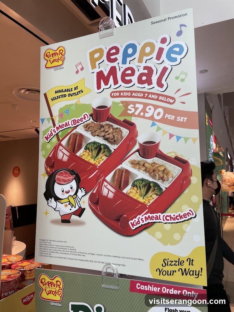 Pepper Lunch Peppie Meal Promotion