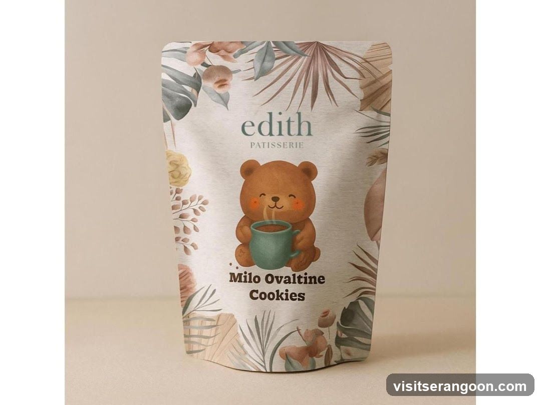 Milo Ovaltine Cookies Packaging