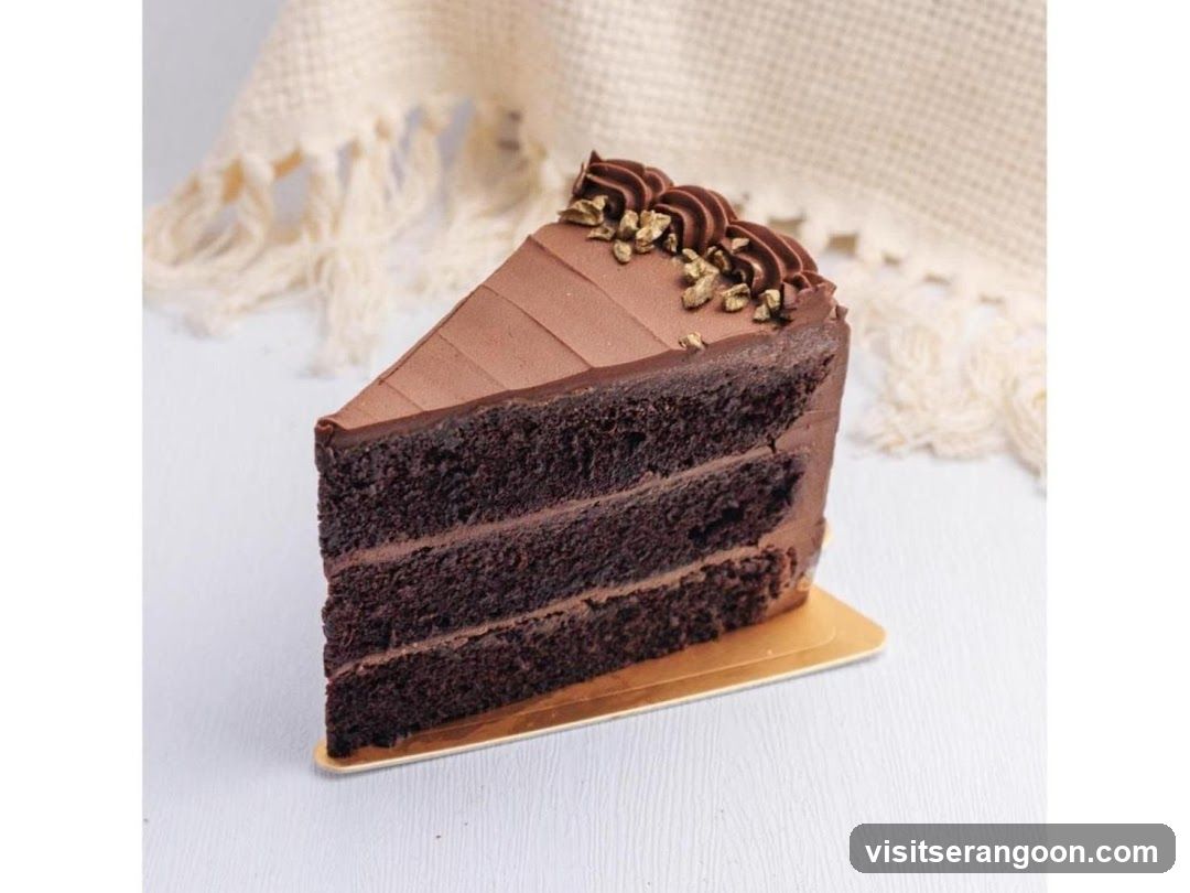 Slice of Chocolate Cake