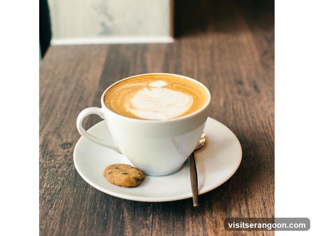 Latte with Cookie