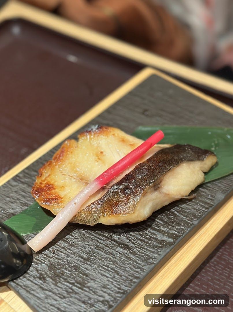 Grilled Fish with Pickled Ginger