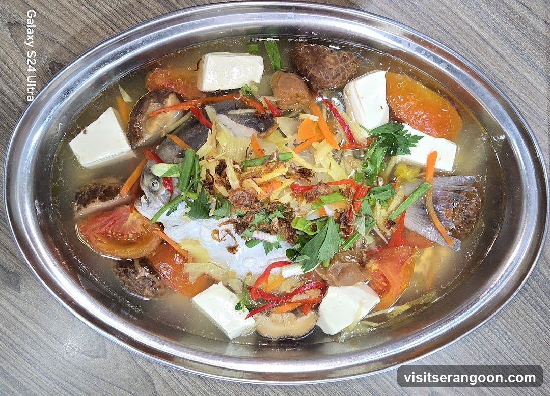 Steamed Fish with Tofu and Vegetables