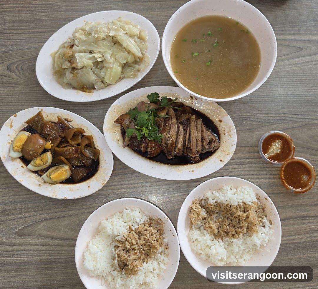Braised Duck Rice Meal