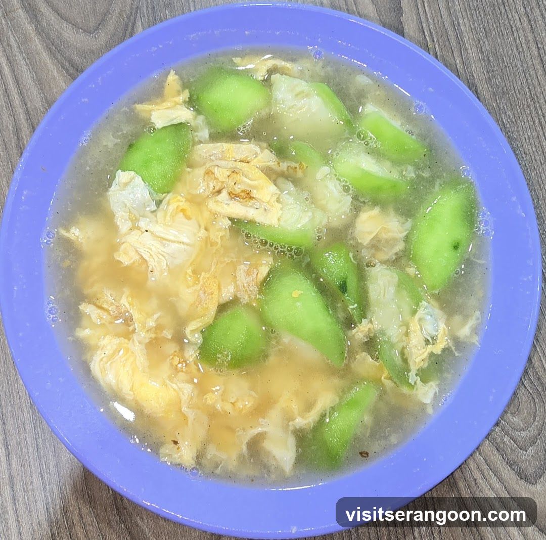 Luffa Gourd and Egg Soup