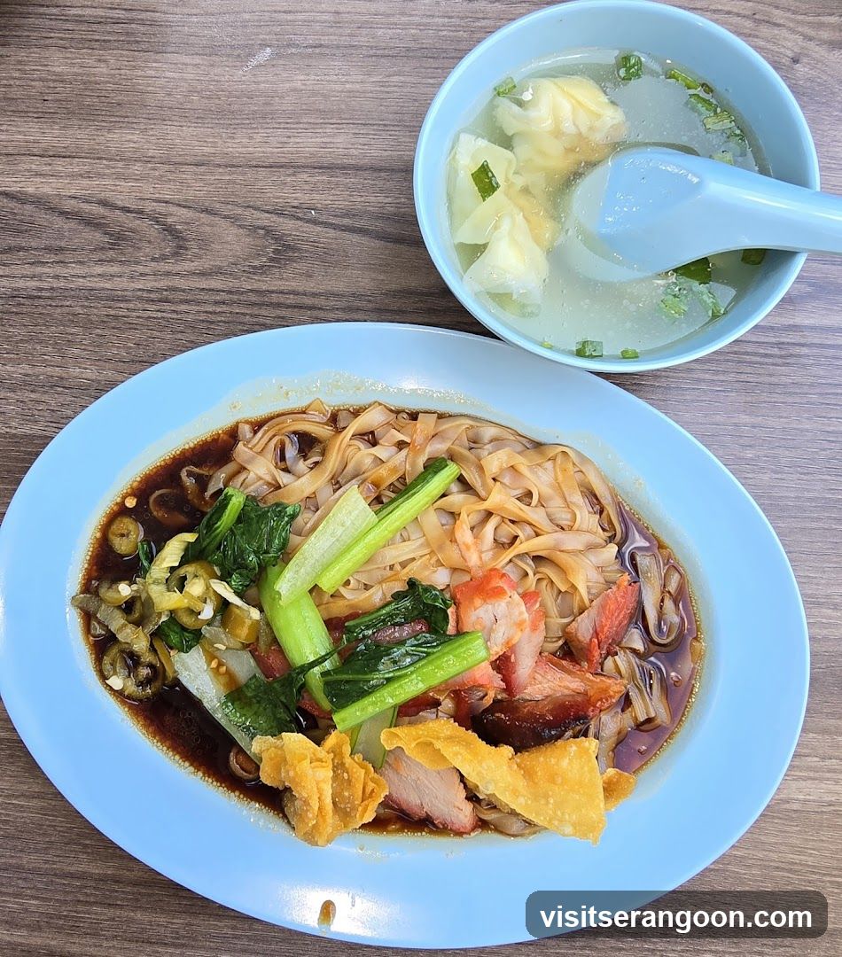 Noodles with Char Siu and Wonton Soup