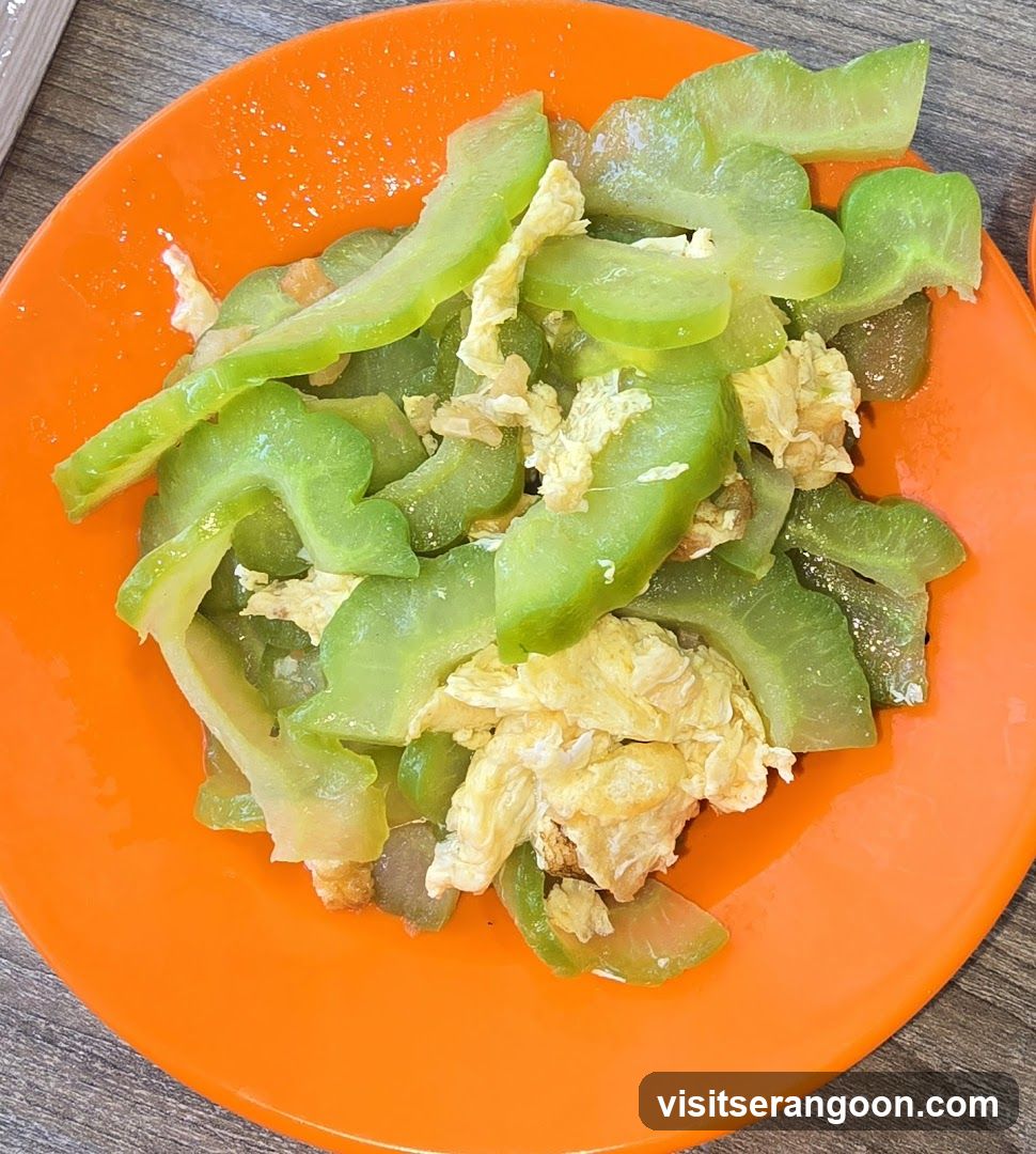 Stir-fried Bitter Melon with Egg