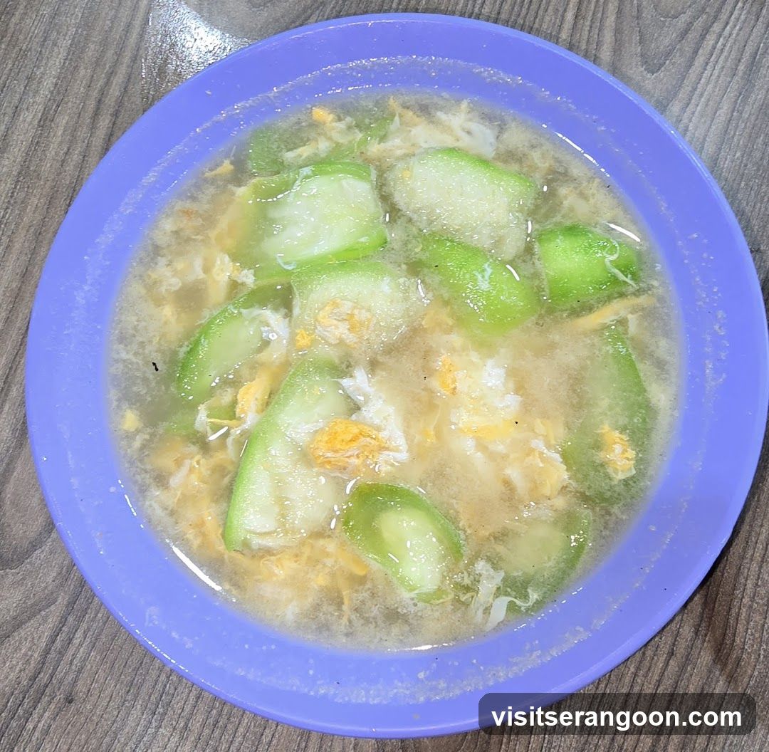 Luffa Gourd and Egg Soup