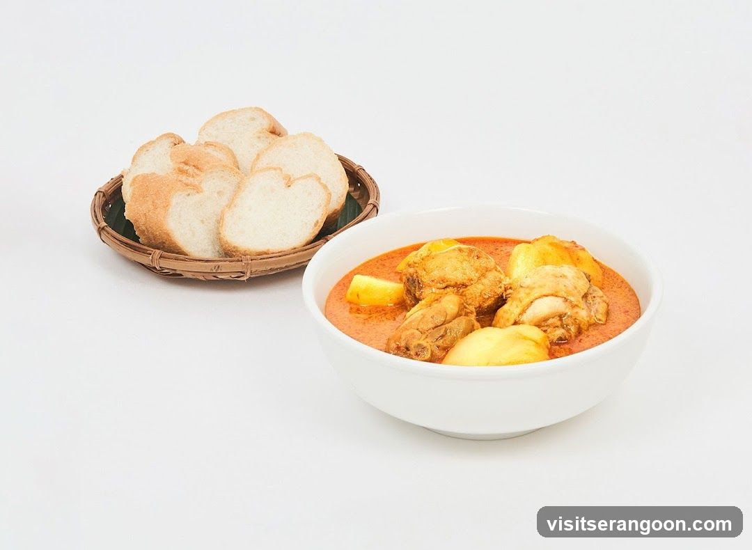 Chicken Curry with Bread