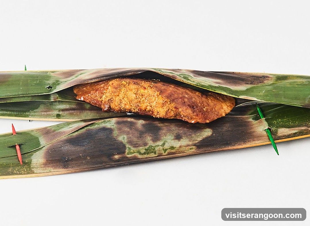 Grilled Food Wrapped in Leaves