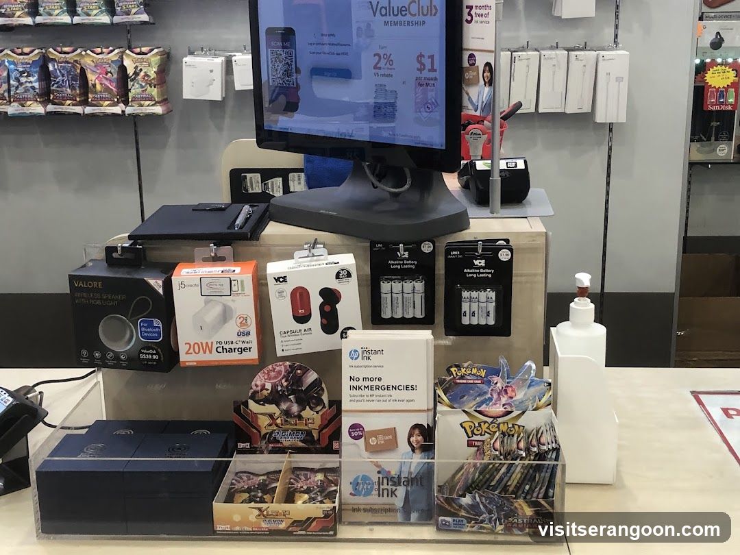 Retail Display with Electronics and Collectibles