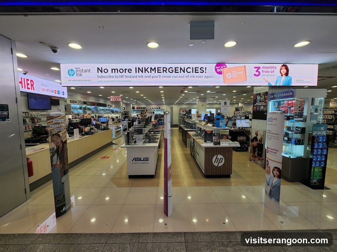 Electronics Store Interior