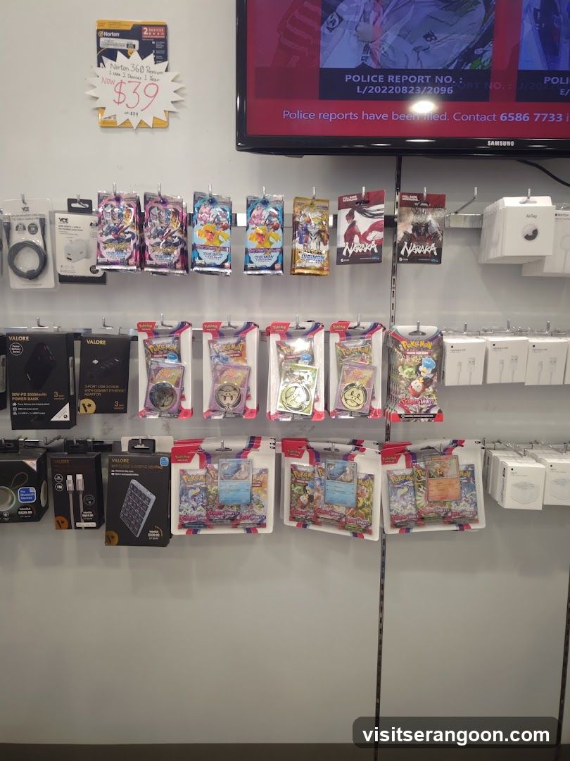 Trading Card Packs and Electronics