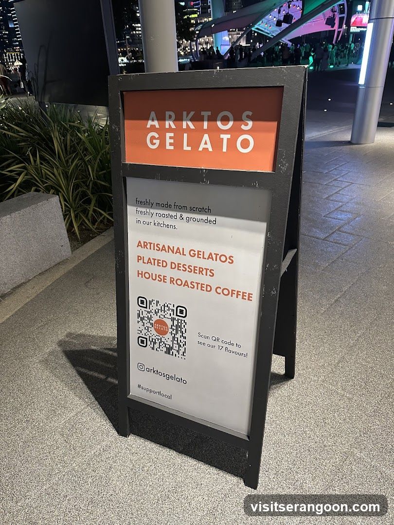 Arktos Gelato A-frame Sign