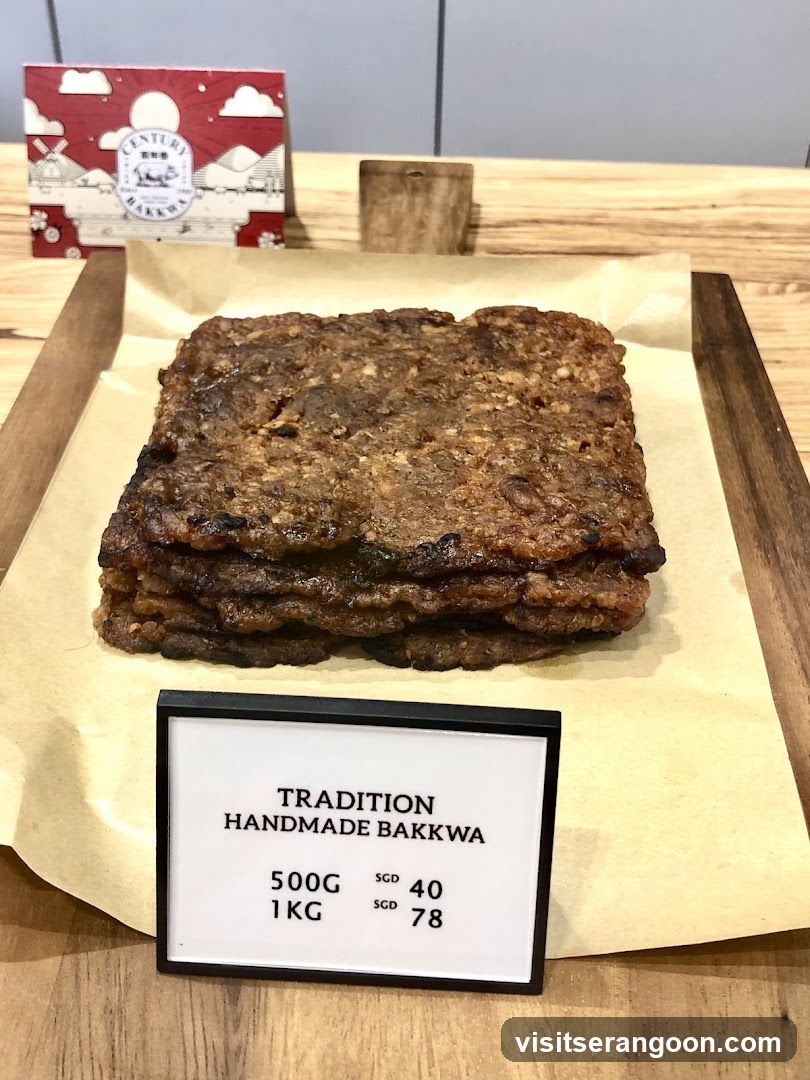 Tradition Handmade Bakkwaa Display