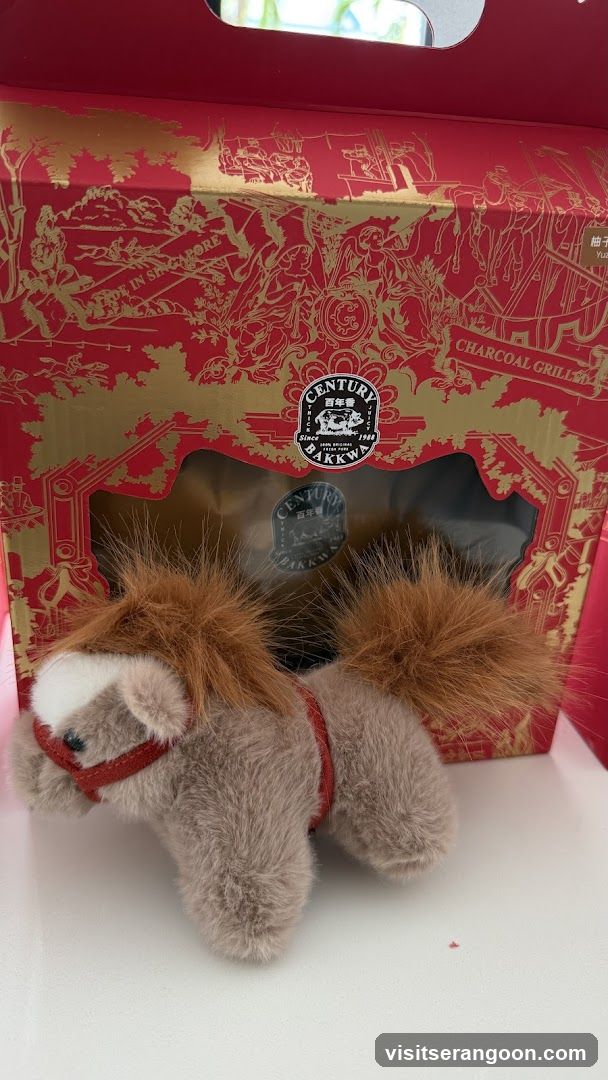 Plush toy in branded box