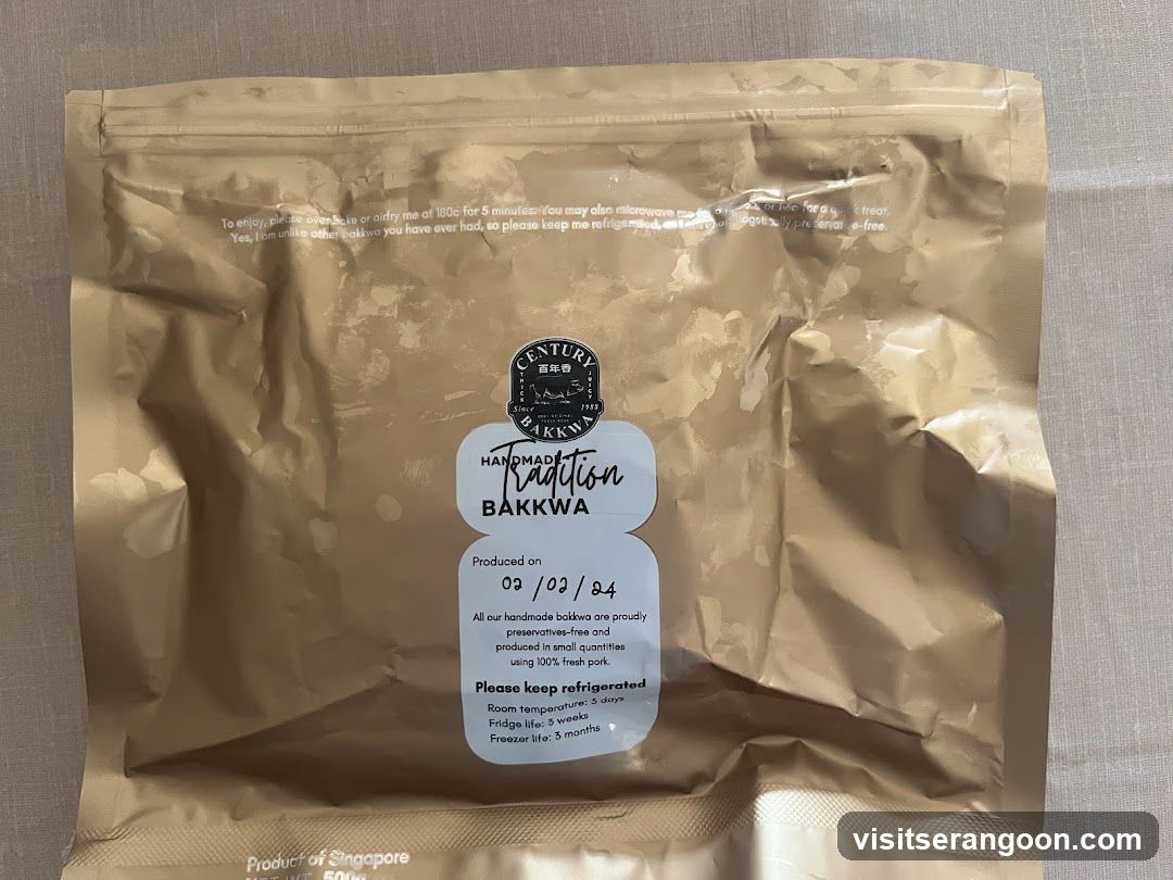 Handmade Bakkwaa Package