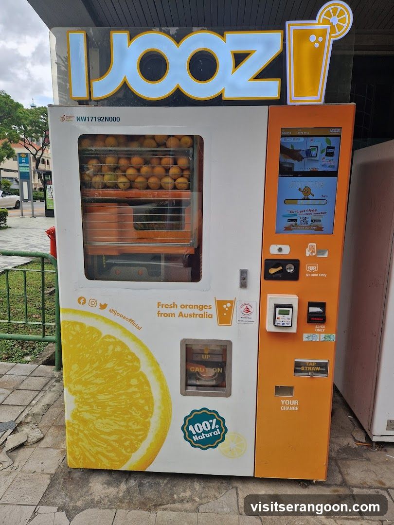iJooz - Freshly Squeezed Orange Juice Vending Machine