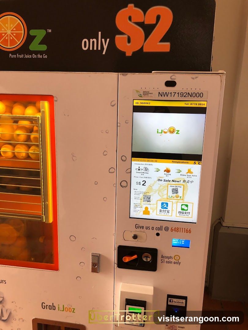 iJooz - Freshly Squeezed Orange Juice Vending Machine