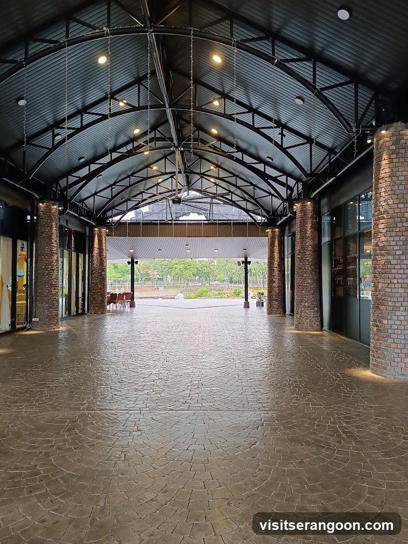 Covered Walkway with Outdoor View