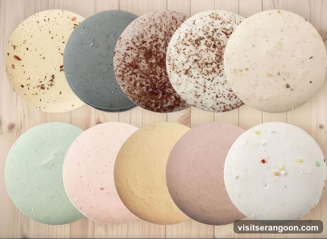 Assortment of Round Decorative Plates