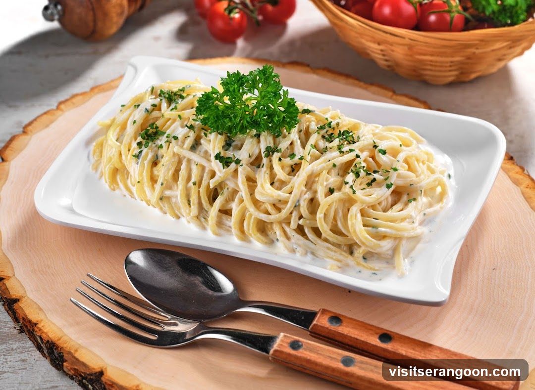 Spaghetti with Cream Sauce